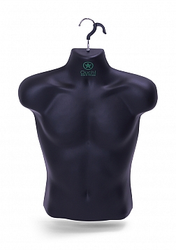 Ouch! GITD Mannequin Torso Male - Black