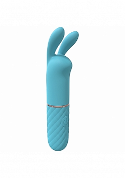 LoveLine - Dona - Mini-Conejo Vibrador de 10 Velocidades - Silicona - Recargable - Resistente al Agu