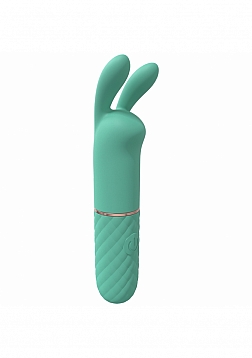 LoveLine - Dona - Mini-Conejo Vibrador de 10 Velocidades - Silicona - Recargable - Resistente al Agu